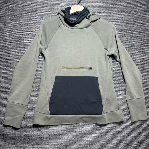 Backcountry Hoodie Womens S Green Pullover Tricot Peak Tech BCCZ27H - Picture 1 of 14